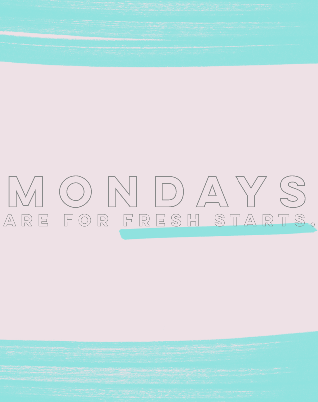 Something Sakura: Mondays are for Fresh Starts