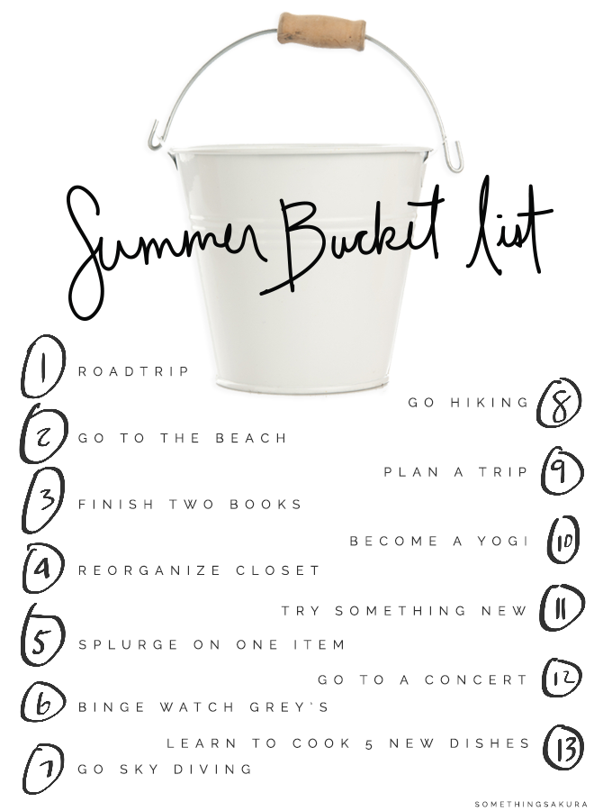Something Sakura: Summer Bucket List