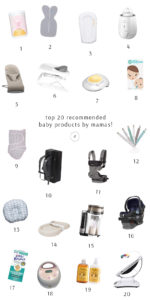 Something Sakura: Top 20 Recommended Baby Products by Mamas