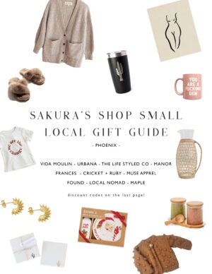 Something Sakura: Shop Small Local Gift Guide 2020